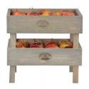 Houten kist stapelbaar 37 cm